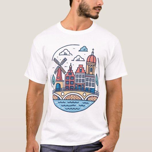 T-SHIRT AMSTERDAM (Devant)