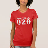 T-shirt Amsterdam 020 (Devant)