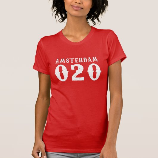 T-shirt Amsterdam 020 (Devant)