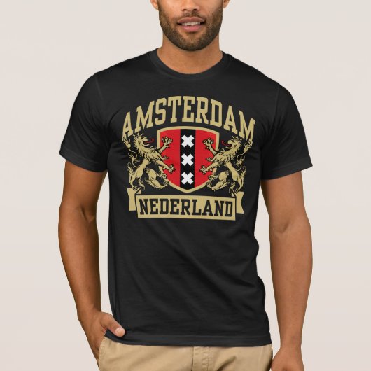 T-shirt Amsterdam Nederland (Devant)