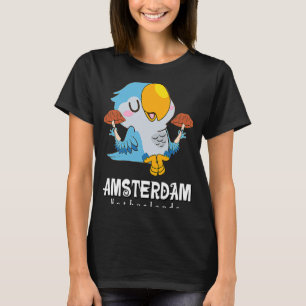 T-shirt Amsterdam Parakeet Mushroom Pays-Bas