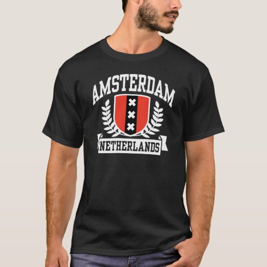 T-shirt Amsterdam Pays-Bas (Devant)