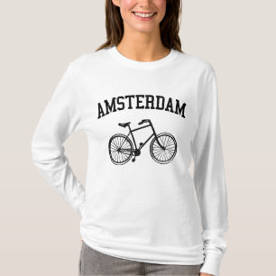 T-shirt Amsterdam - Pays-Bas Vélo Vélo Holland Cadeau