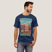 T-shirt Amsterdam ville (Devant entier)