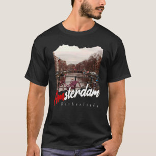 T-shirt Amsterdam Vintage Pays-Bas Holland Amsterd