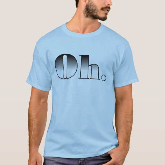 T-shirt amusant. (Devant)