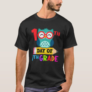 T-shirt Amusant 100e Jour de la 7e année Enseignant-cadeau