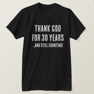 T-shirt Amusant 30e anniversaire Jalon chrétien religieux
