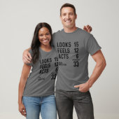 T-shirt Amusant 33 Ans 33E Anniversaire Né En 1989 (Unisexe)