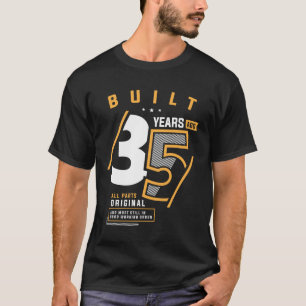 T-shirt Amusant 35e anniversaire âge 35 ans