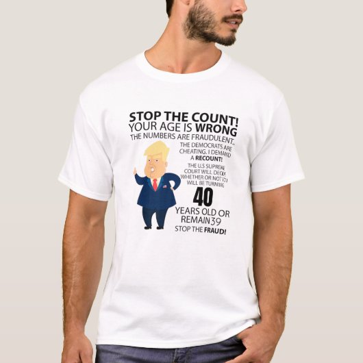 T-shirt Amusant 40E Année Anniversaire Présent Bonne Année (Devant)