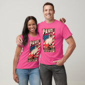 T-shirt Amusant 4 juillet Siamese Amoureux des chats Ameri (Unisexe)