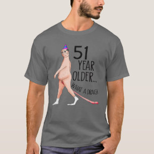 T-shirt Amusant 51 Ans 51E Anniversaire Fête Née En 1977