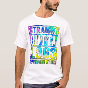 T-shirt Amusant 60E Anniversaire En Plein Temps 1963 En Pl