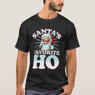 T-shirt Amusant Adulte Humour Sale Noël Père Noël Favori