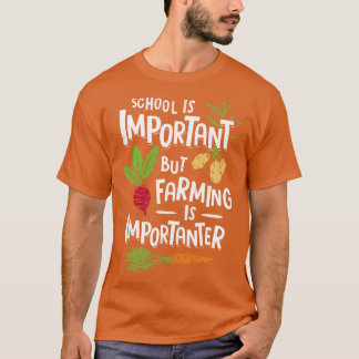 T-shirt Amusant Agriculteur Agricole Propriétaire Agricole