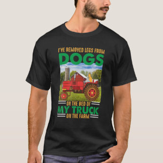 T-shirt Amusant Agriculture Travail Agriculteur Chien Tee