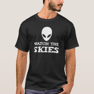 T-shirt Amusant Alien enlèvement UFO New Jersey drones