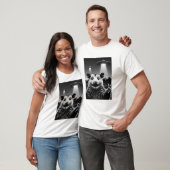 T-shirt Amusant Alien Possum OVNI Possum Selfie avec OVNI (Unisexe)
