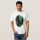 T-shirt Amusant Alien 🎅 🛸 UFO fête d'Halloween (Devant entier)
