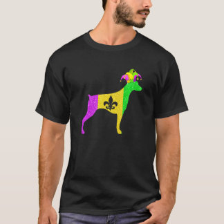 T-shirt Amusant Amoureux de Chien Doberman Fête de Carnava