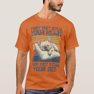 T-shirt Amusant Amoureux de Chiens Bouledogues Français Pr