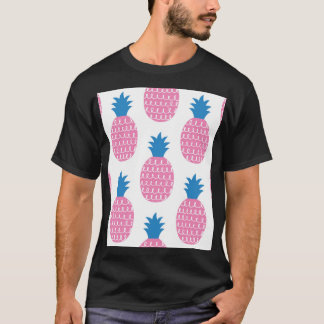 T-shirt Amusant ananas, Design Vintage sans couture.