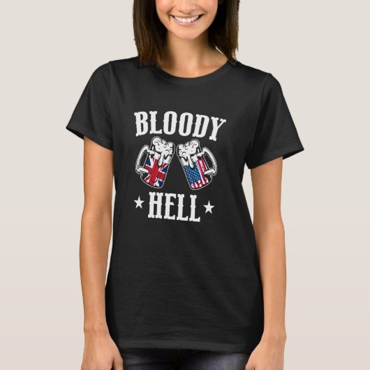 T-shirt Amusant Angleterre Bloody Hell (Devant)