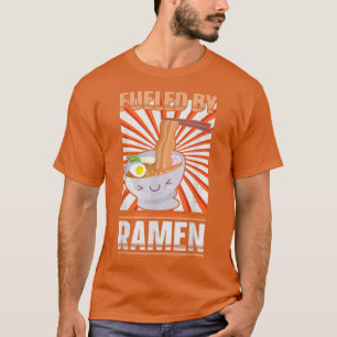T-shirt Amusant Anime Ramen Amoureux De Nouilles Alimenté 