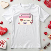 T-shirt Amusant anti-Valentin, Erreur Amour introuvable