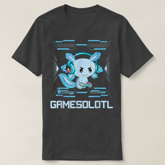 T-shirt Amusant Aolotl Lover Gamesalotl Jeu Aolotl Enfants (Design devant)