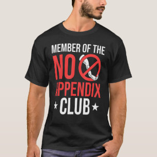 T-shirt Amusant Appendice Conception Pour Hommes Femmes Ap
