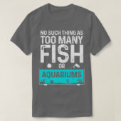 T-shirt Amusant Aquarium Conception Pour Hommes Femmes Pêc (Design devant)