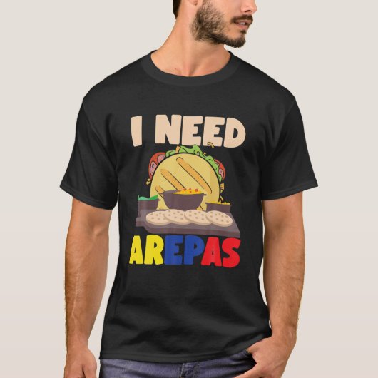 T-shirt Amusant Arepa (Devant)