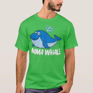 T-shirt Amusant Art De Baleine Pour Femmes Maman Orca Narw