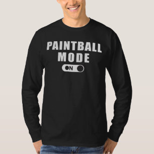 T-shirt Amusant avec le mode Paintball : Action-T en jeu