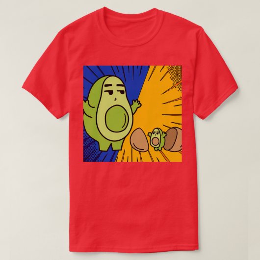 T-shirt Amusant Avocado Fruit 14 (Design devant)