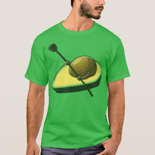 T-shirt Amusant Avocados surfant en bateau