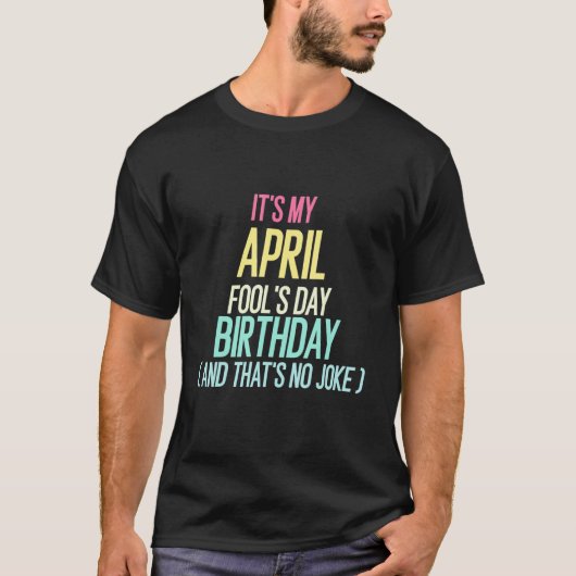 T-shirt Amusant Avril Fools Day Pranks Avril Fool's Lying (Devant)