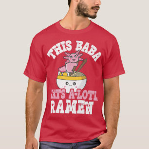 T-shirt Amusant Baba Ramen Pun Ce Bébé Mange Un Lotal Rame