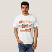 T-shirt Amusant Bacon (Devant entier)