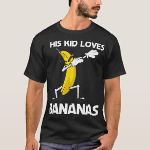T-shirt Amusant Banana Art Pour Enfants Garçons Fruit Berr