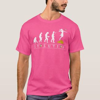 T-shirt Amusant Beach Volleyball Evolution Top Volle Femme