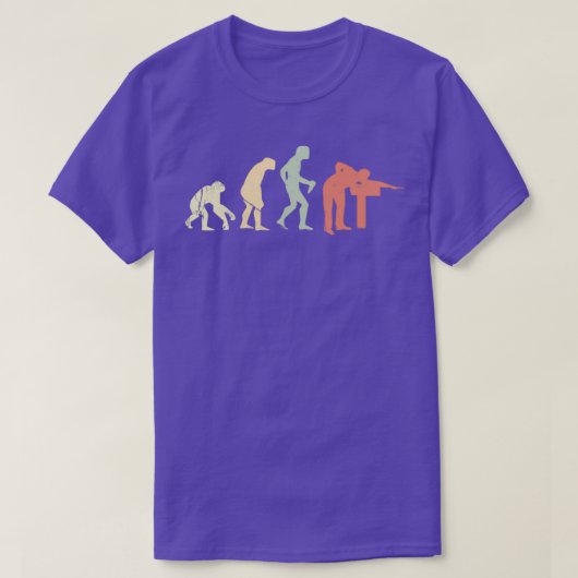 T-shirt Amusant Billard piscine cadeau Retro Style 1 (Design devant)