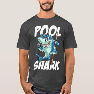 T-shirt Amusant Billard Pool Shark Snooker Hall Joke