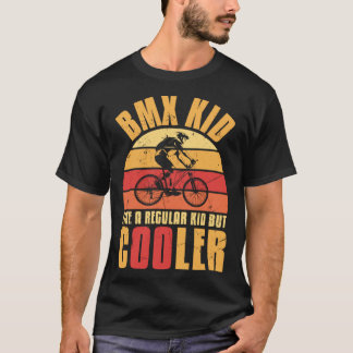 T-shirt Amusant BMX Kid Comme Régulier Mais Glacière Pilot