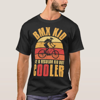 T-shirt Amusant BMX Kid Comme Régulier Mais Glacière Pilot