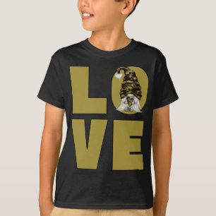 T-shirt Amusant Camo Gnome Grand-pa Camouflage Vétérinaire