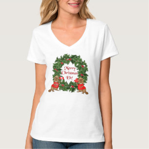 T-shirt Amusant canado Christmas Eh