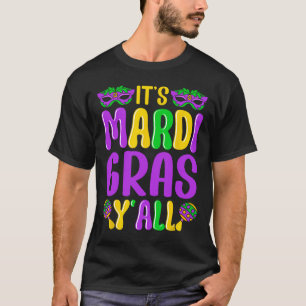 T-shirt Amusant Carnival Party Design Mardi Gras C'est Mar